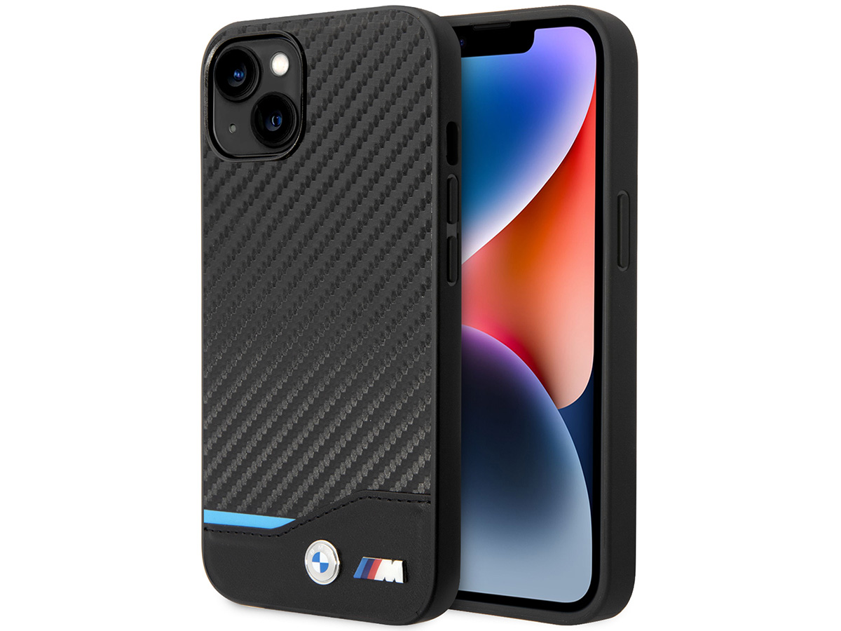 BMW M Carbon Look Case - iPhone 14 hoesje