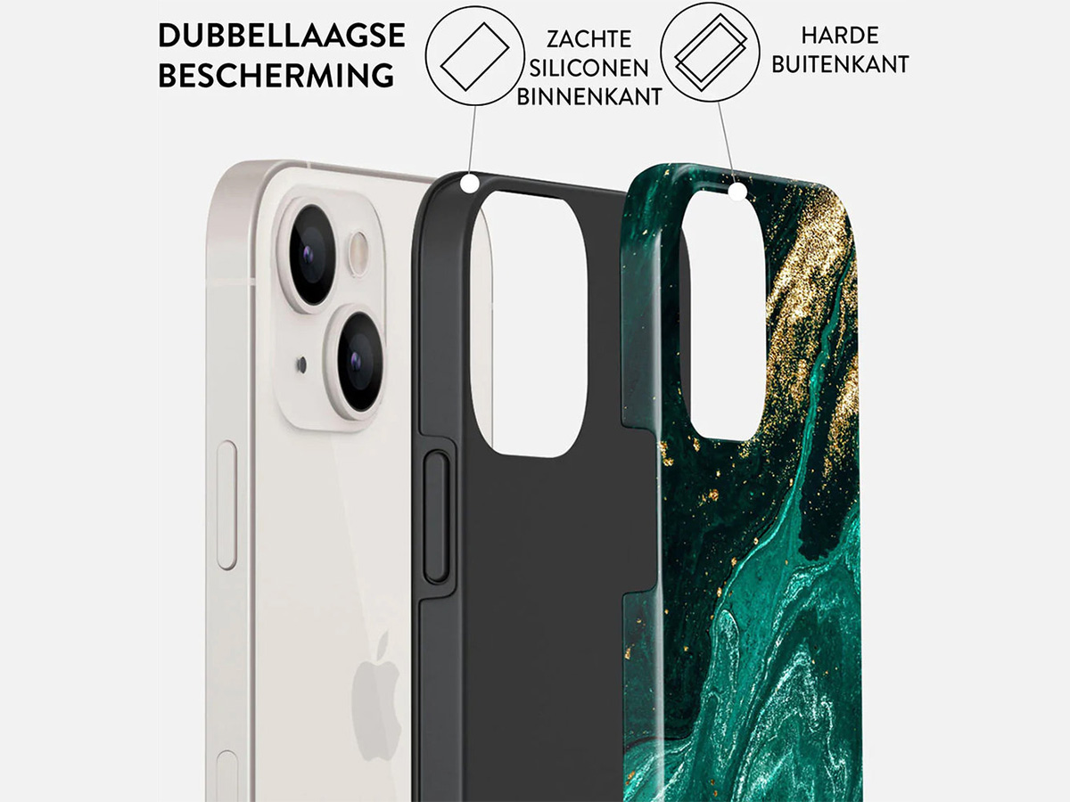 Burga Tough Case Emerald Pool - iPhone 14 Hoesje