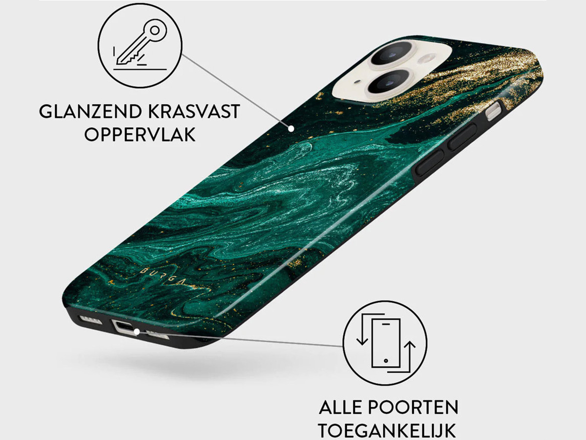 Burga Tough Case Emerald Pool - iPhone 14 Hoesje