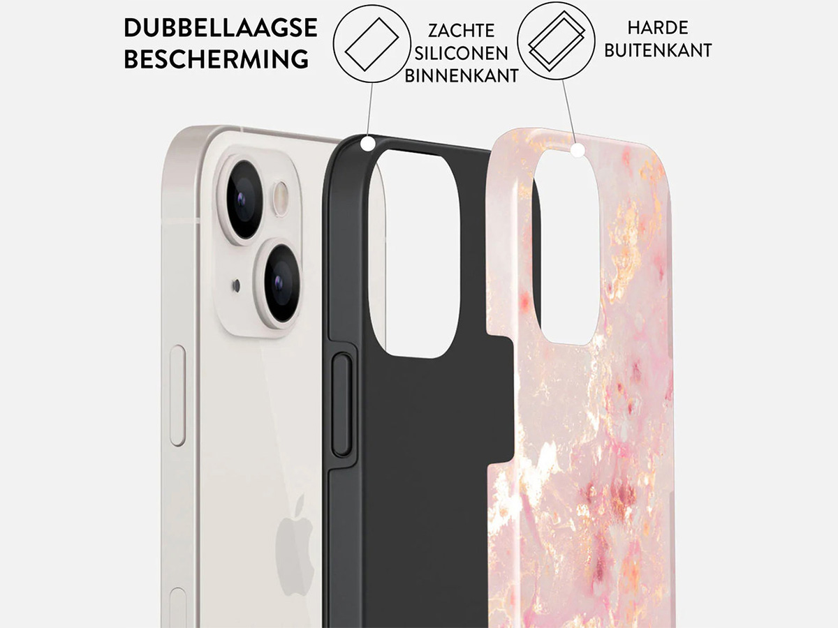 Burga Tough Case Golden Coral - iPhone 14 Hoesje