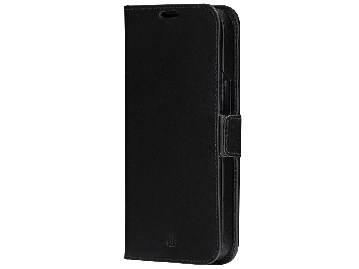 dbramante1928 Lynge Magnetic 2in1 Case Zwart - Leren iPhone 15 Hoesje