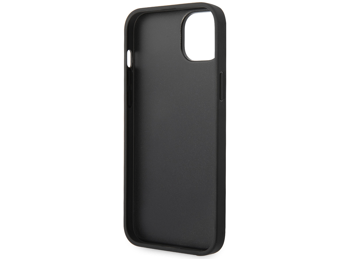 Ferrari Leather Case Zwart - iPhone 14 Hoesje