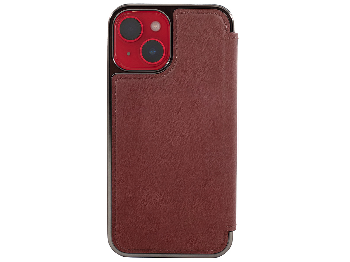 Greenwich Blake MagSafe Leather Folio Fireglow - iPhone 14 Hoesje