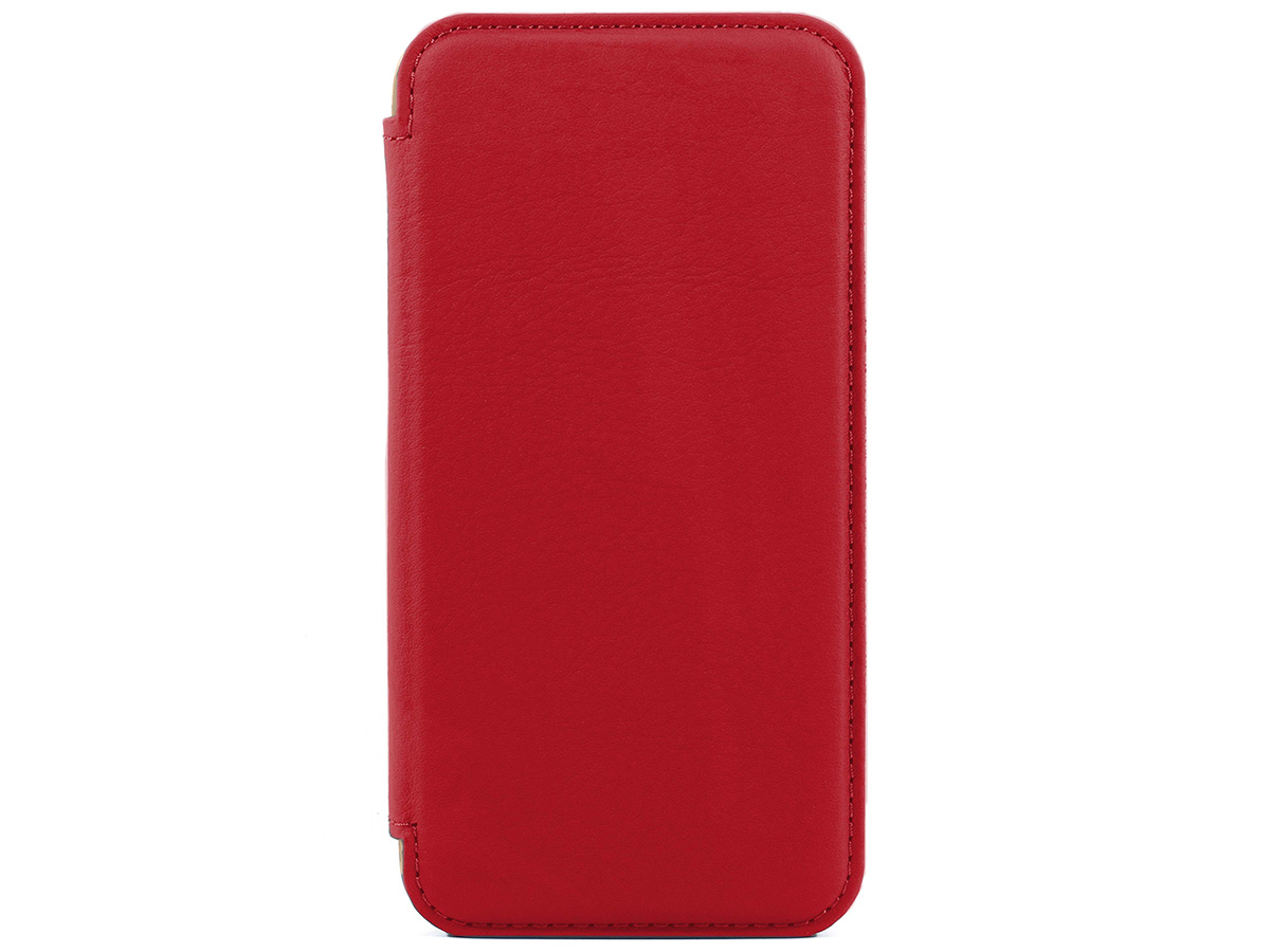 Greenwich Blake MagSafe Leather Folio Flash Red - iPhone 14 Hoesje