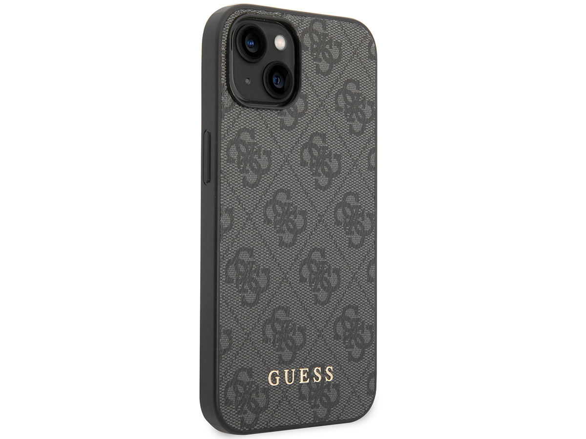 Guess 4G Monogram Case Grijs - iPhone 14 hoesje