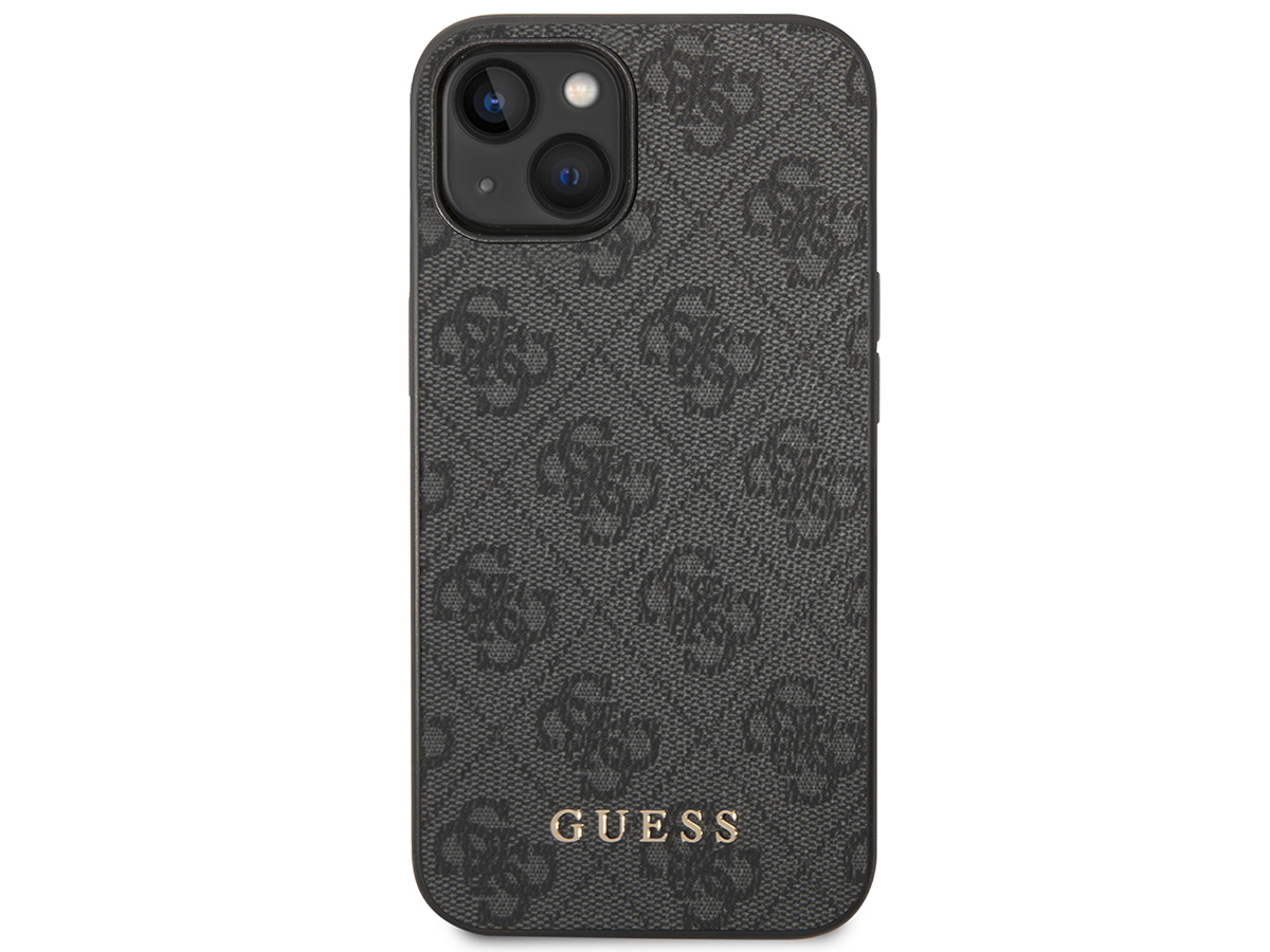 Guess 4G Monogram Case Grijs - iPhone 14 hoesje