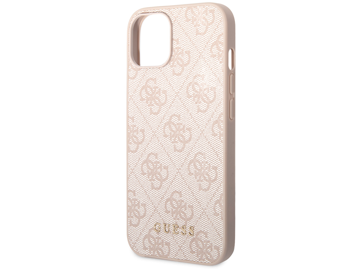 Guess 4G Monogram Case Roze - iPhone 14 hoesje