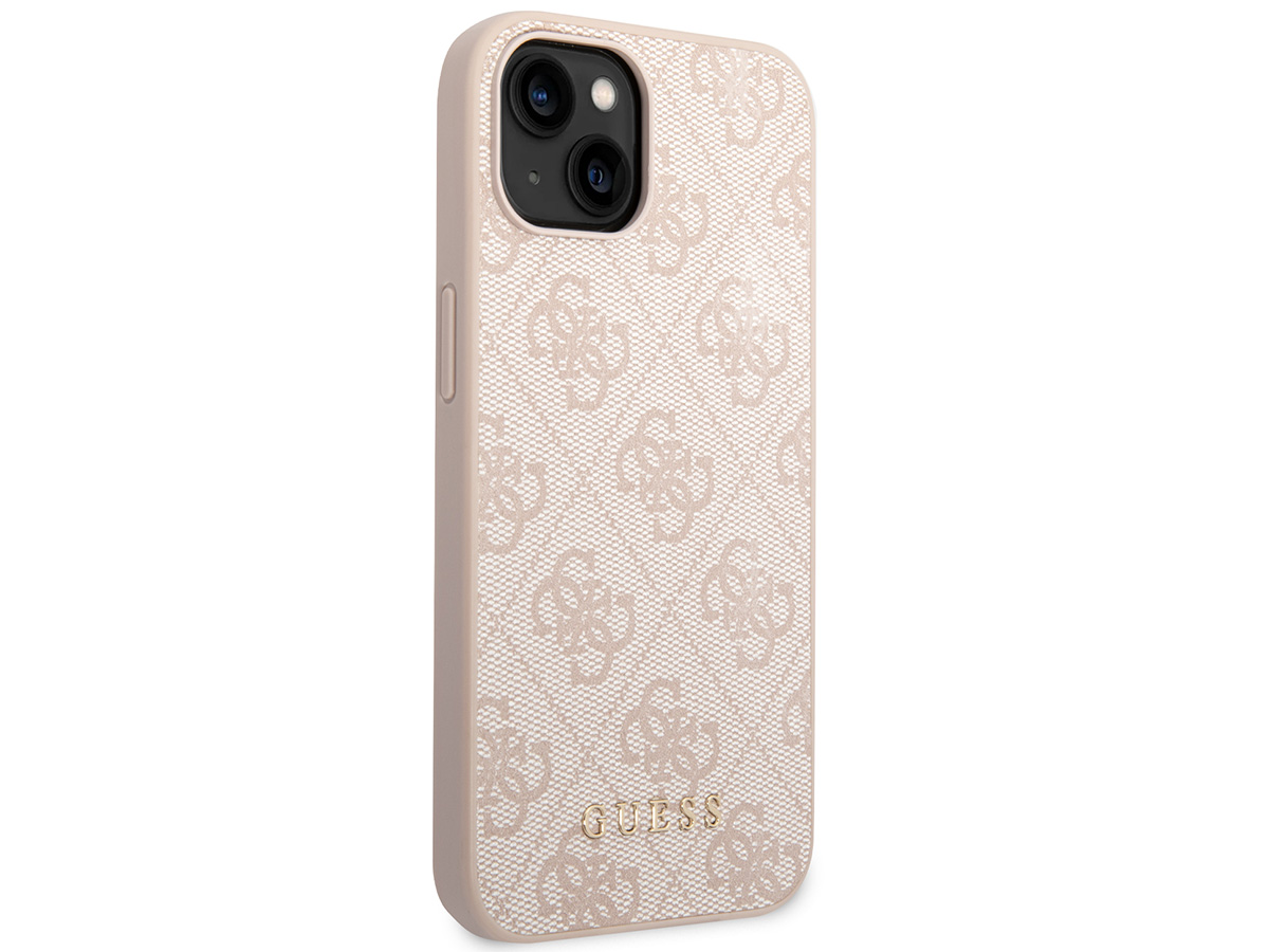 Guess 4G Monogram Case Roze - iPhone 14 hoesje