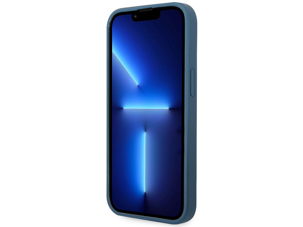 Guess Big 4G Monogram Case Blauw - iPhone 14 hoesje