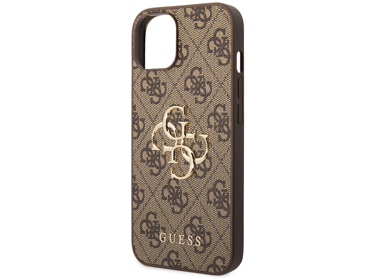 Guess Big 4G Monogram Case Bruin - iPhone 14 hoesje