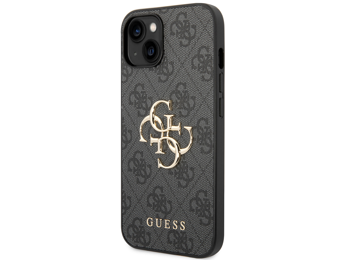 Guess Big 4G Monogram Case Grijs - iPhone 14 hoesje