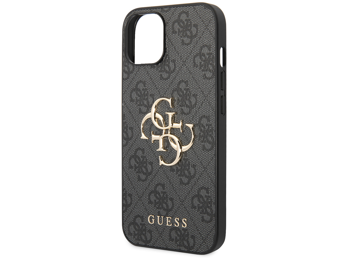 Guess Big 4G Monogram Case Grijs - iPhone 14 hoesje