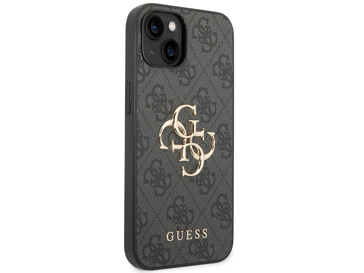 Guess Big 4G Monogram Case Grijs - iPhone 14 hoesje