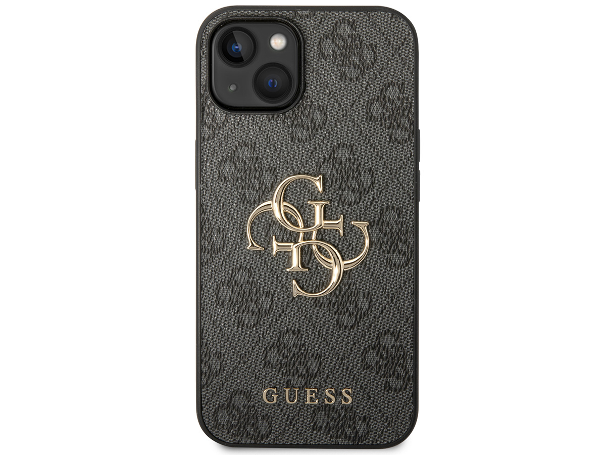 Guess Big 4G Monogram Case Grijs - iPhone 14 hoesje