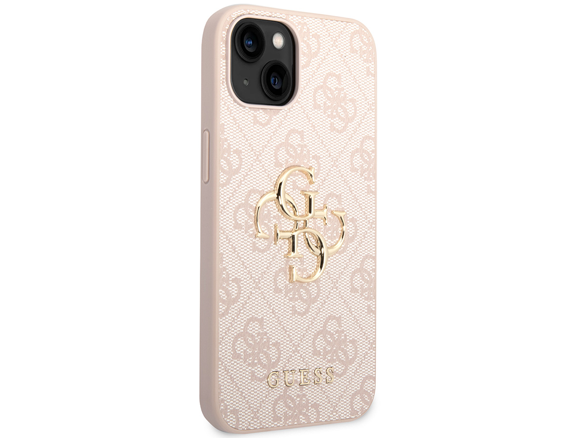 Guess Big 4G Monogram Case Roze - iPhone 14 hoesje