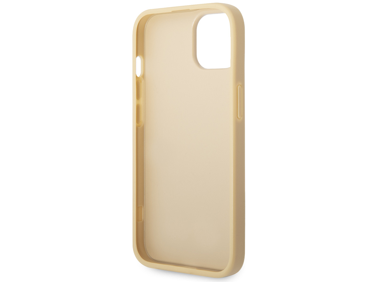 Guess Glitter TPU Case Goud - iPhone 14 hoesje