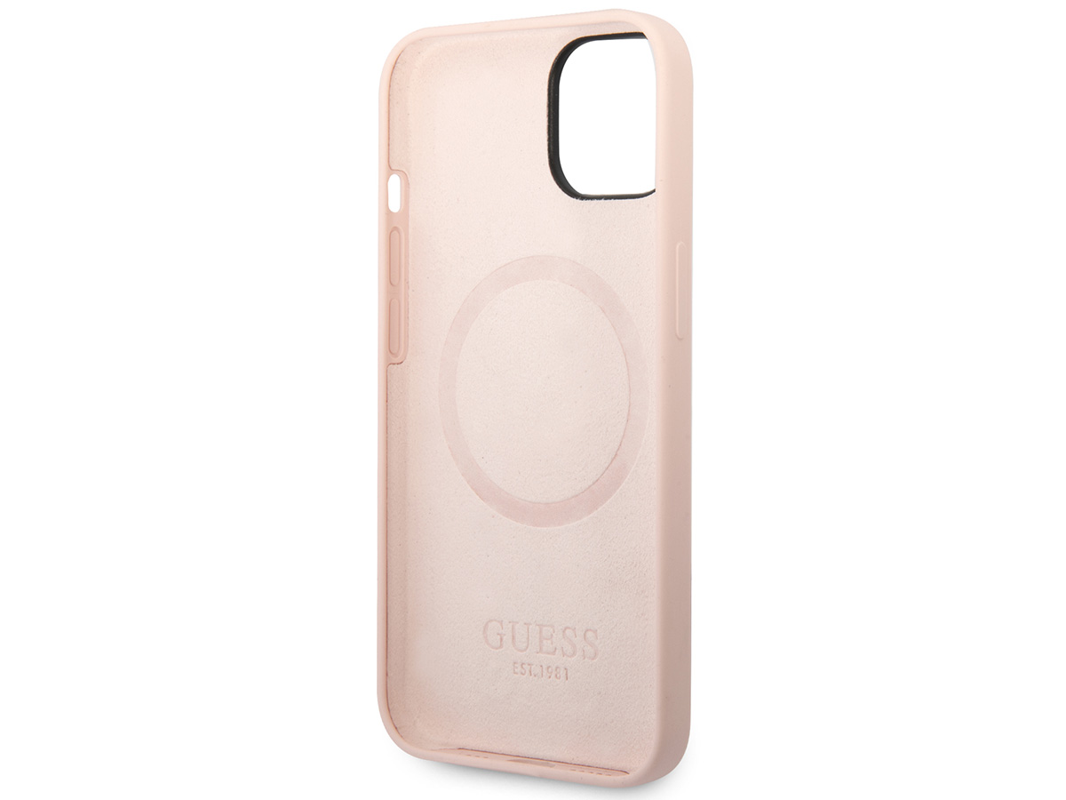 Guess MagSafe Case Roze - iPhone 14 Hoesje