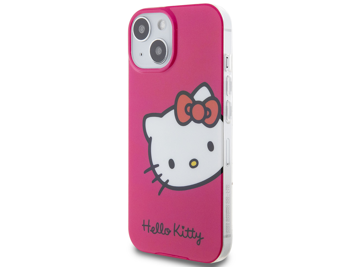 Hello Kitty TPU Case Roze - iPhone 14 hoesje