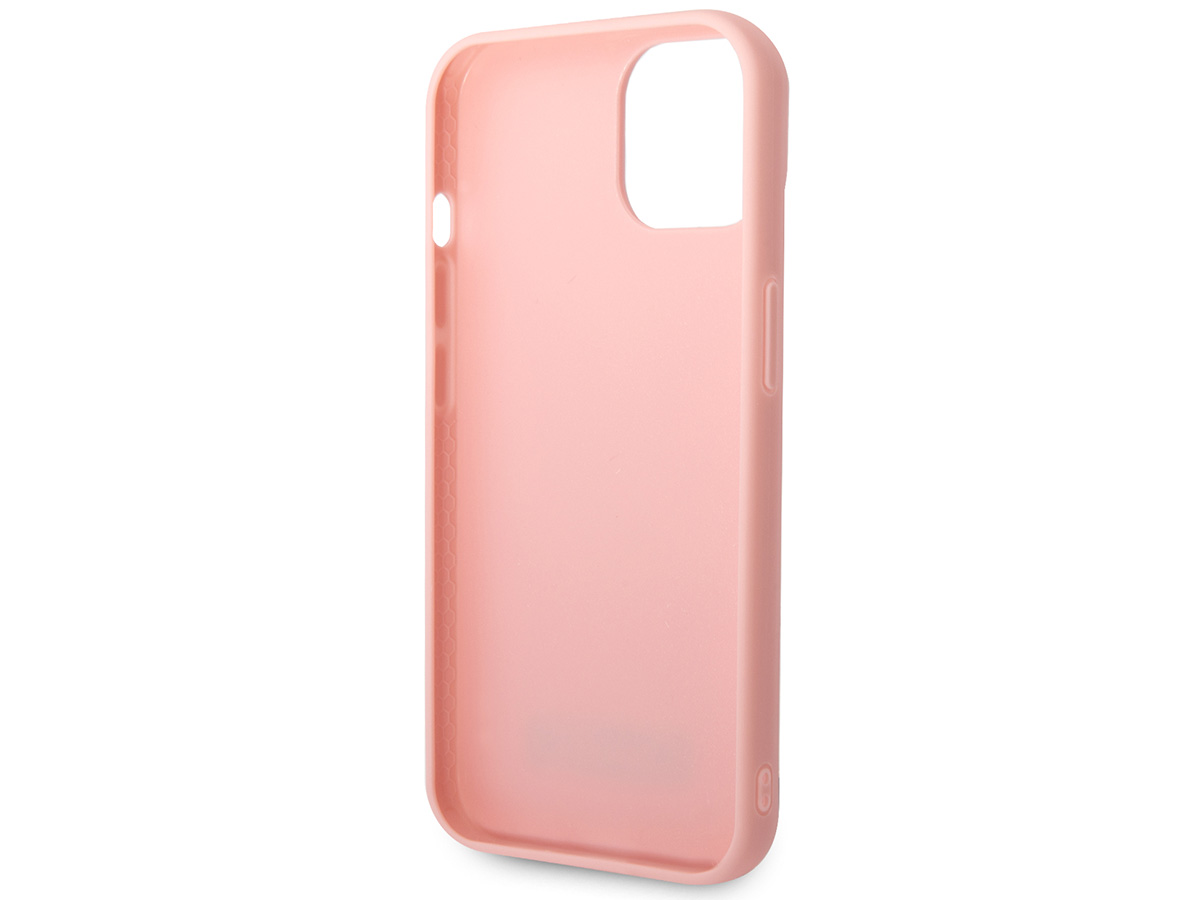 Karl Lagerfeld 3D Monogram Case Roze - iPhone 14 hoesje