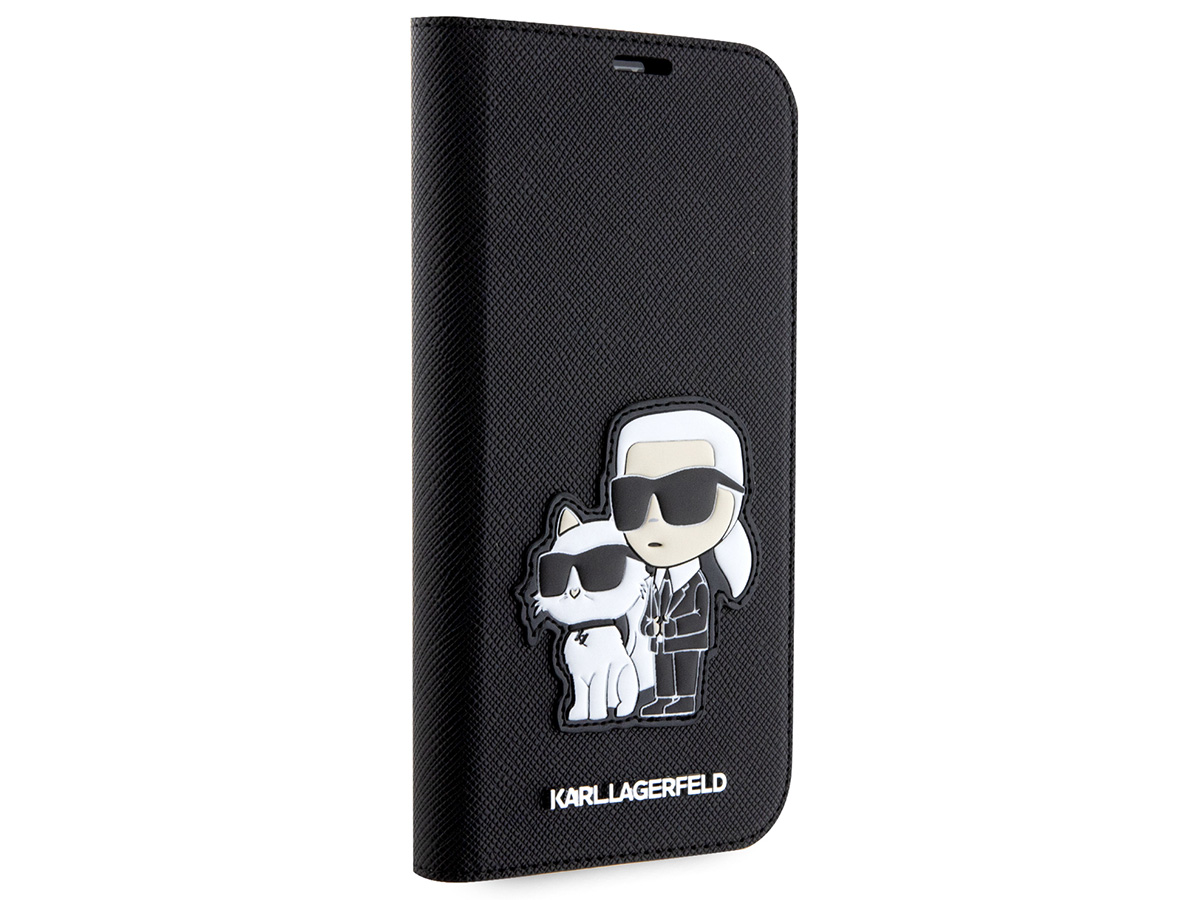 Karl Lagerfeld Ikonik Duo Bookcase - iPhone 14 hoesje