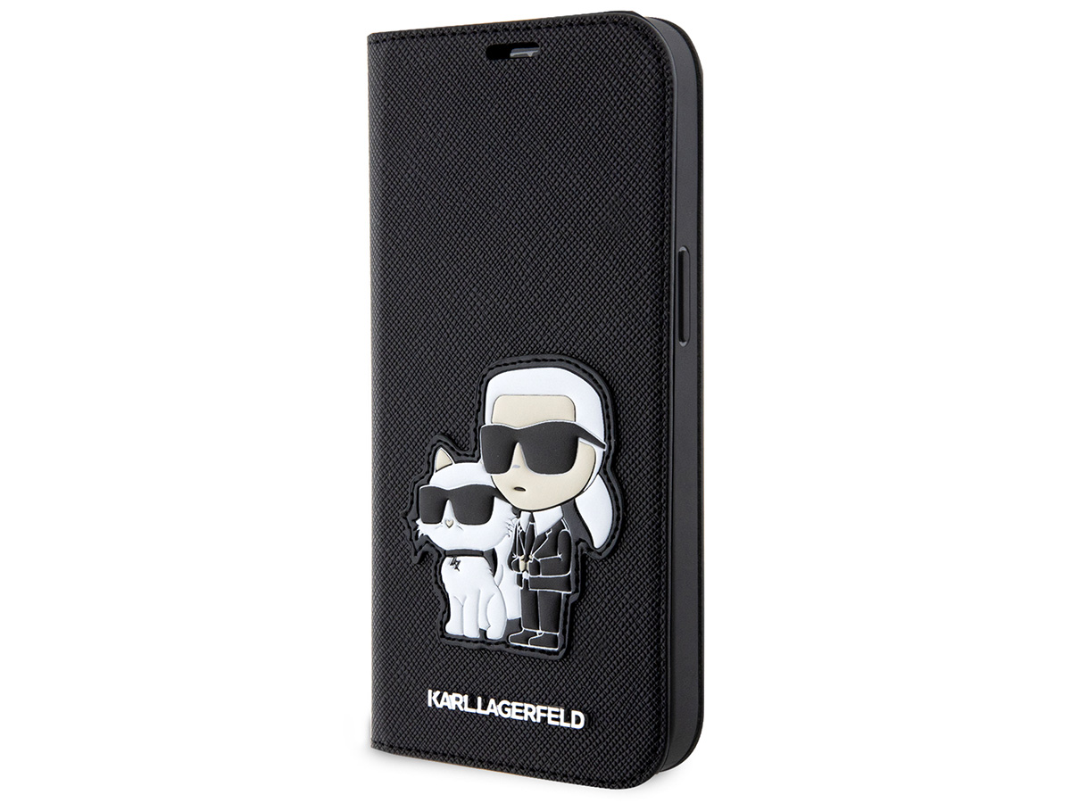 Karl Lagerfeld Ikonik Duo Bookcase - iPhone 14 hoesje