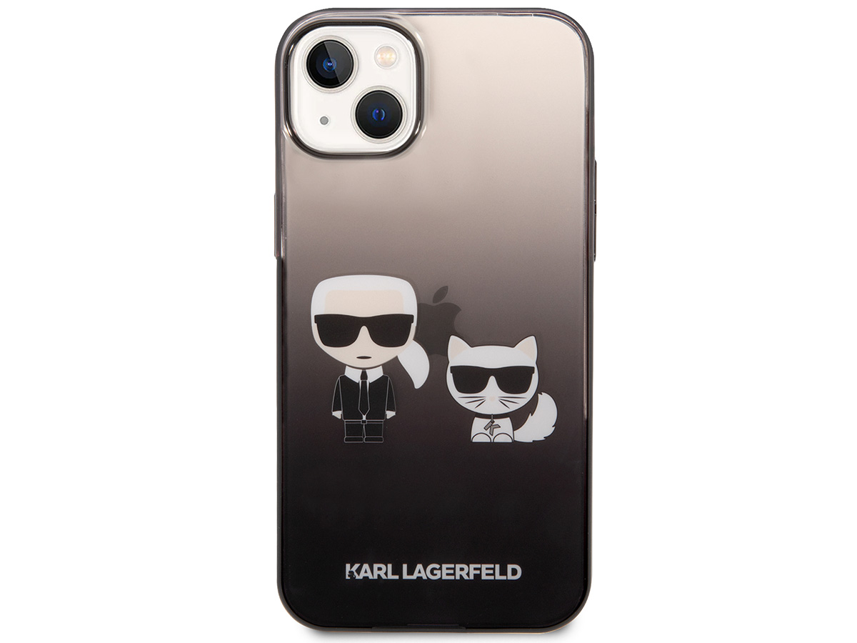 Karl Lagerfeld Ikonik Duo Case Zwart - iPhone 14 hoesje