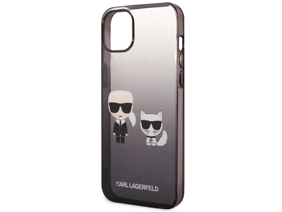 Karl Lagerfeld Ikonik Duo Case Zwart - iPhone 14 hoesje