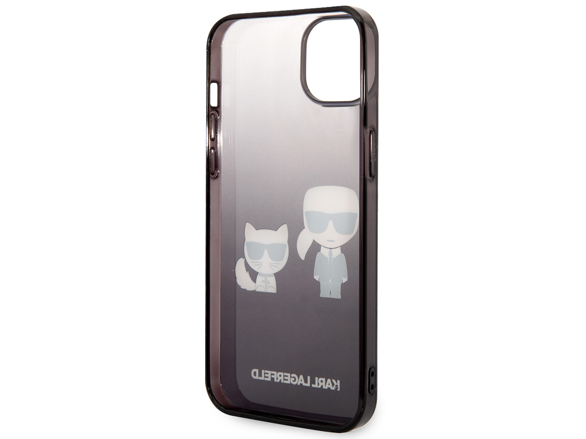 Karl Lagerfeld Ikonik Duo Case Zwart - iPhone 14 hoesje