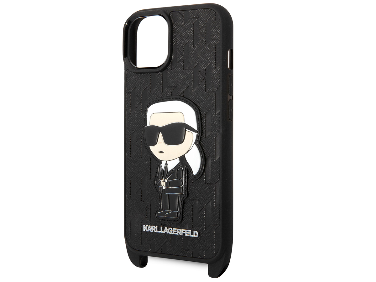 Karl Lagerfeld Ikonik Monogram Necklace Case - iPhone 14 hoesje