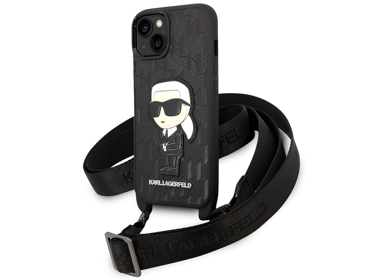 Karl Lagerfeld Ikonik Monogram Necklace Case - iPhone 14 hoesje