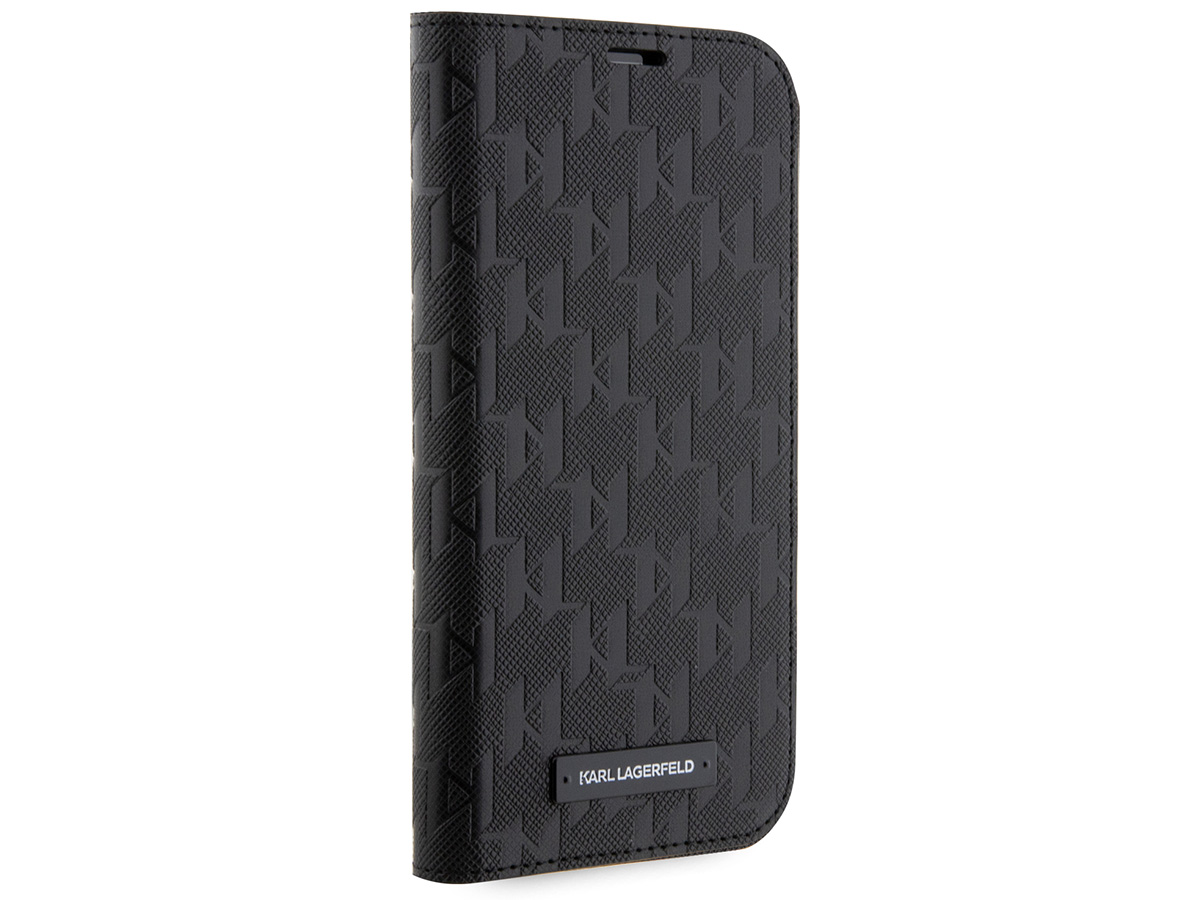 Karl Lagerfeld Monogram Bookcase - iPhone 14 hoesje