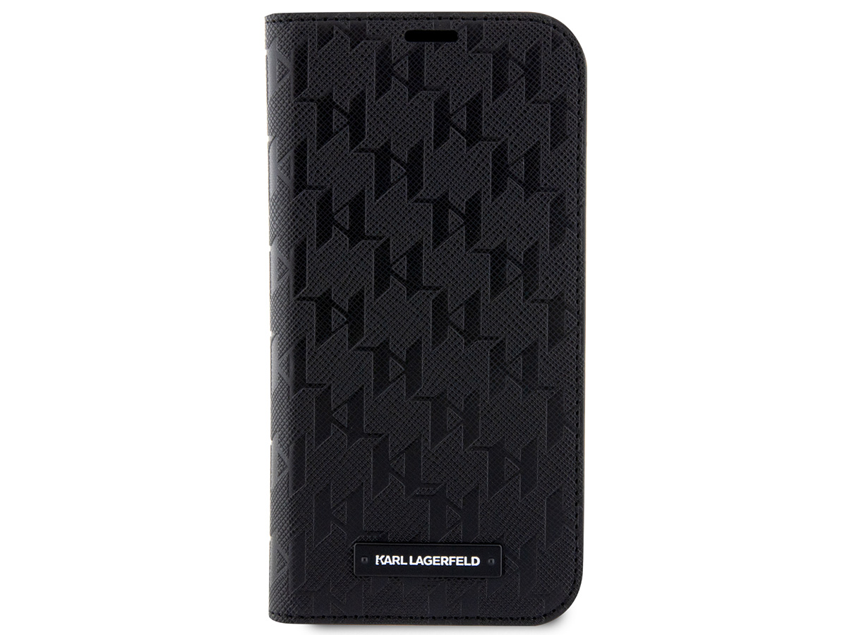 Karl Lagerfeld Monogram Bookcase - iPhone 14 hoesje