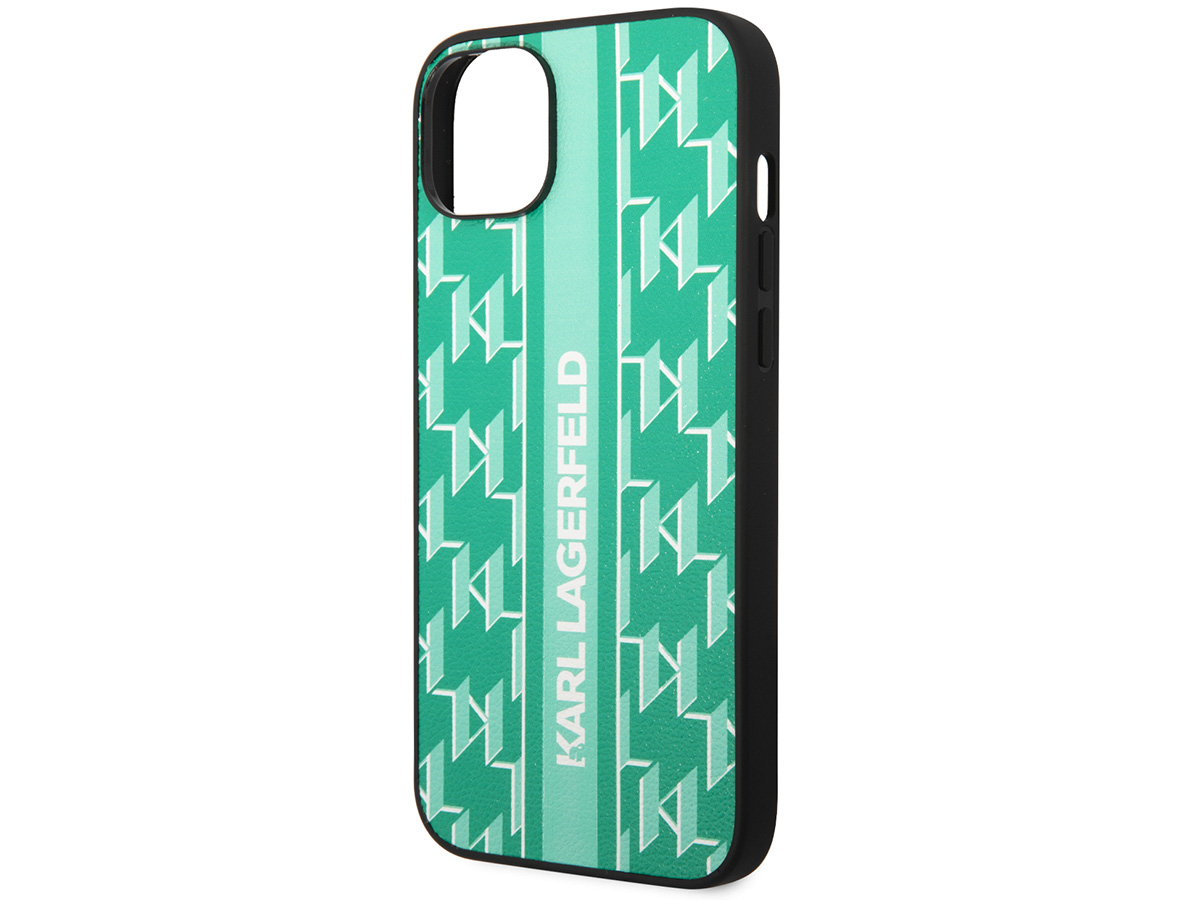 Karl Lagerfeld Monogram Case Groen - iPhone 14 hoesje