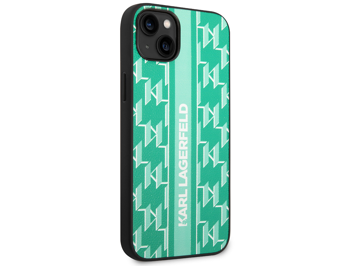 Karl Lagerfeld Monogram Case Groen - iPhone 14 hoesje