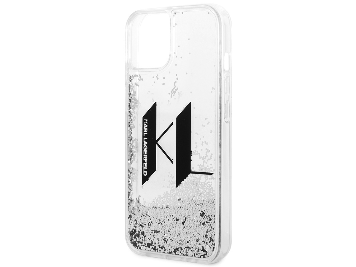 Karl Lagerfeld Monogram Liquid Case - iPhone 14 hoesje