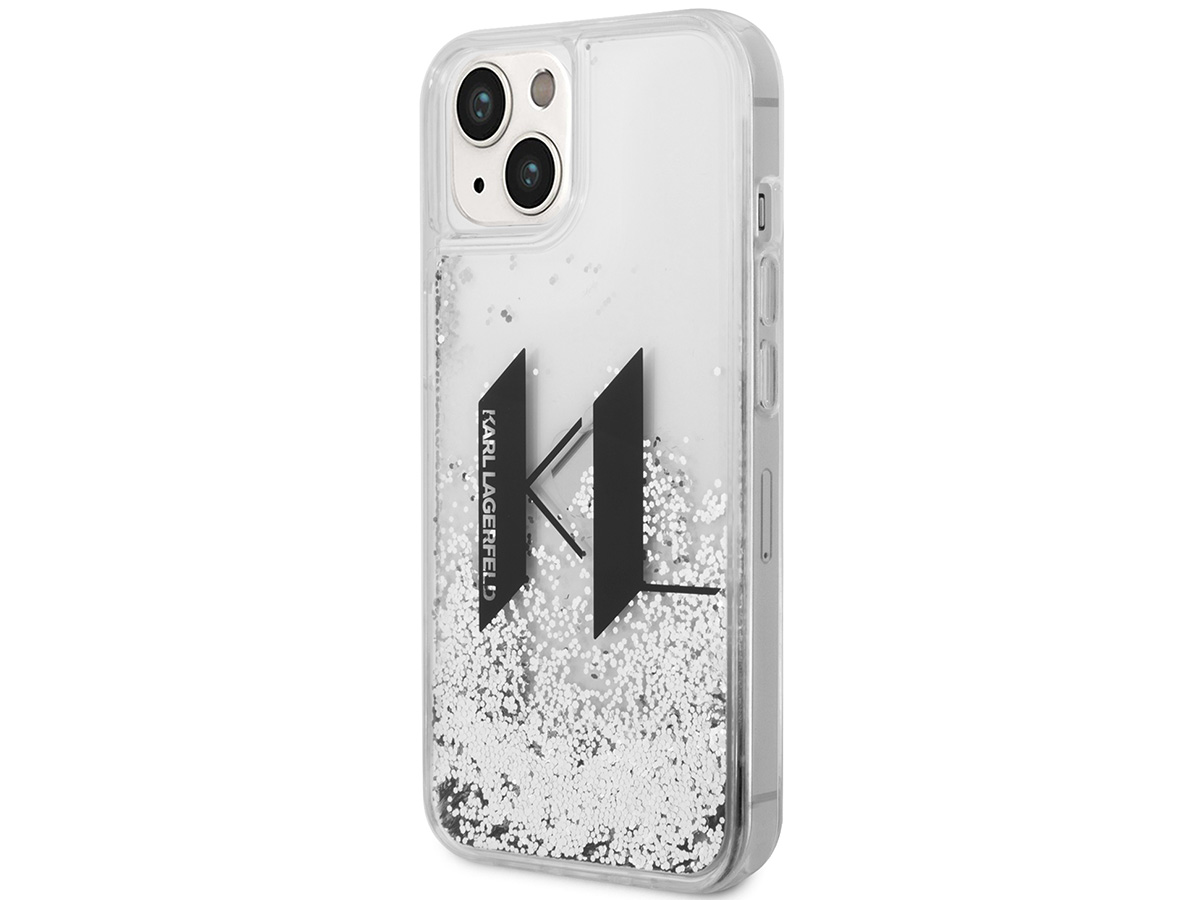 Karl Lagerfeld Monogram Liquid Case - iPhone 14 hoesje