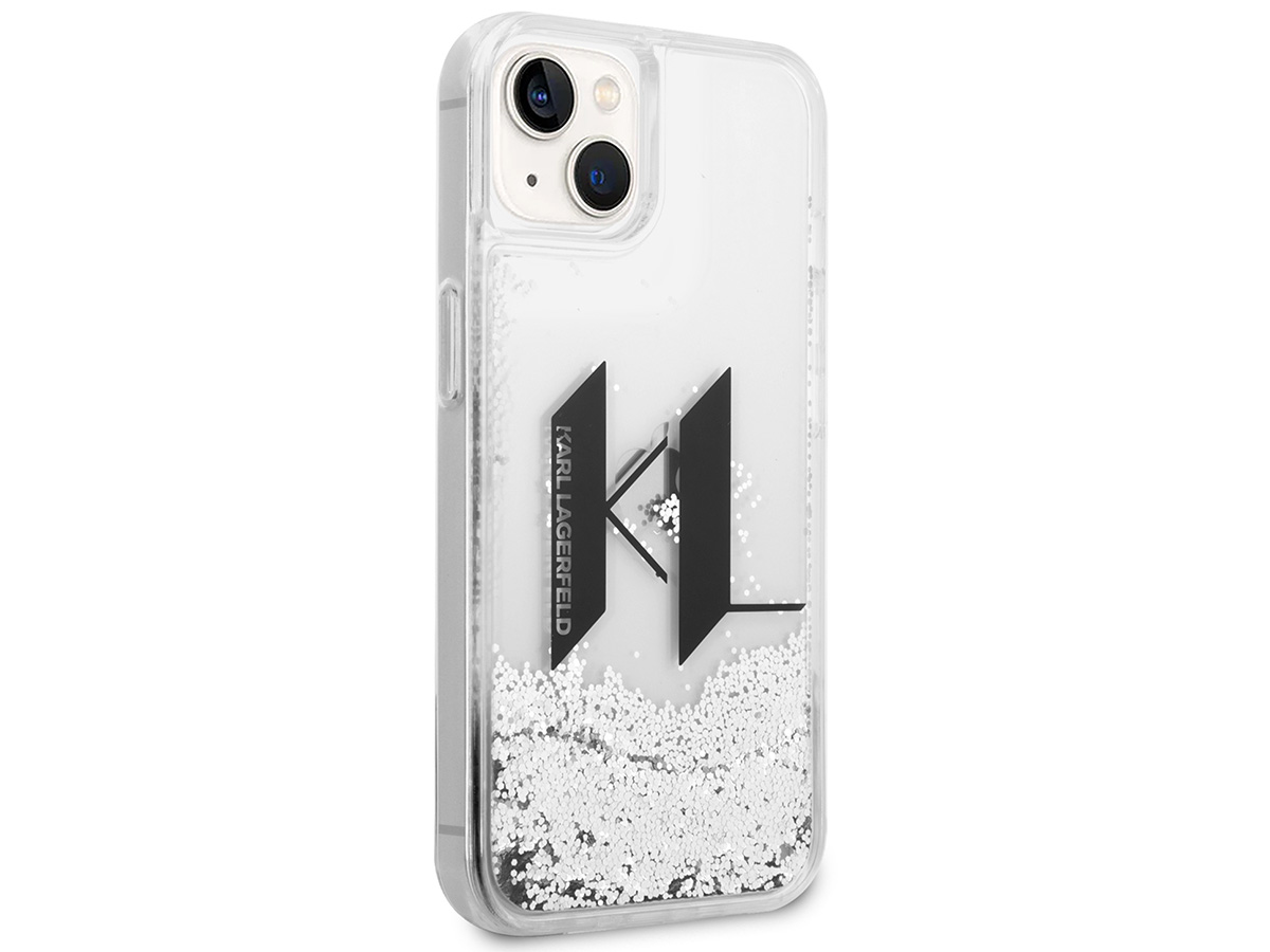 Karl Lagerfeld Monogram Liquid Case - iPhone 14 hoesje