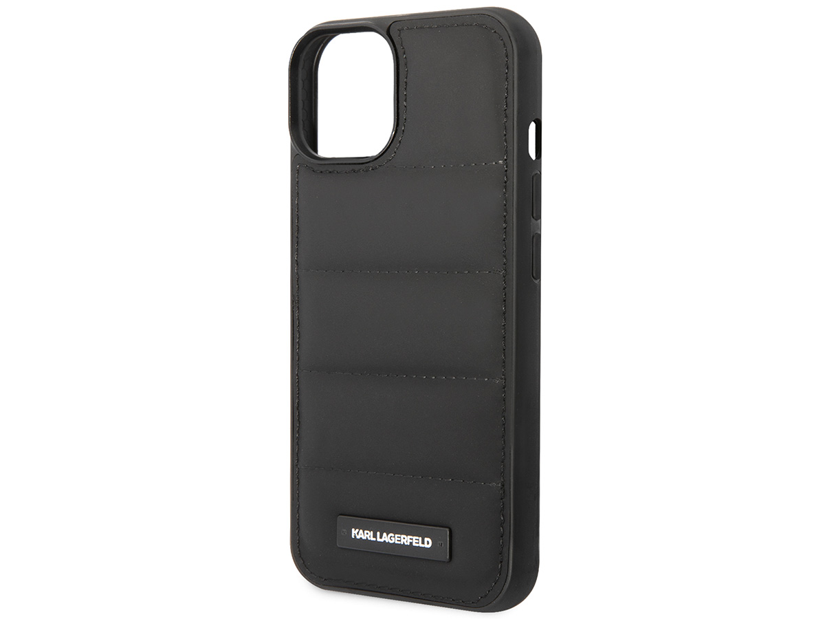 Karl Lagerfeld Quilted Case Zwart - iPhone 14 hoesje