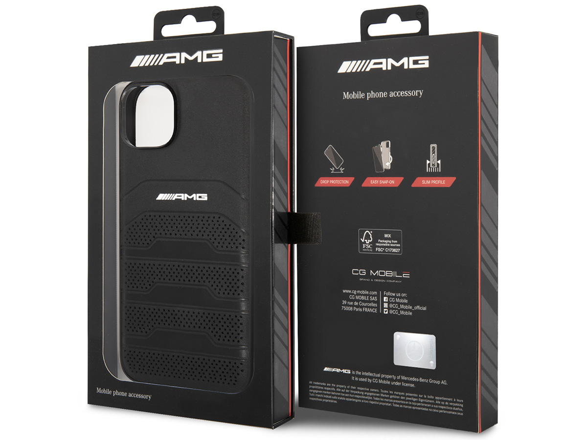 Mercedes-AMG Debossed Lines Case - iPhone 14 hoesje