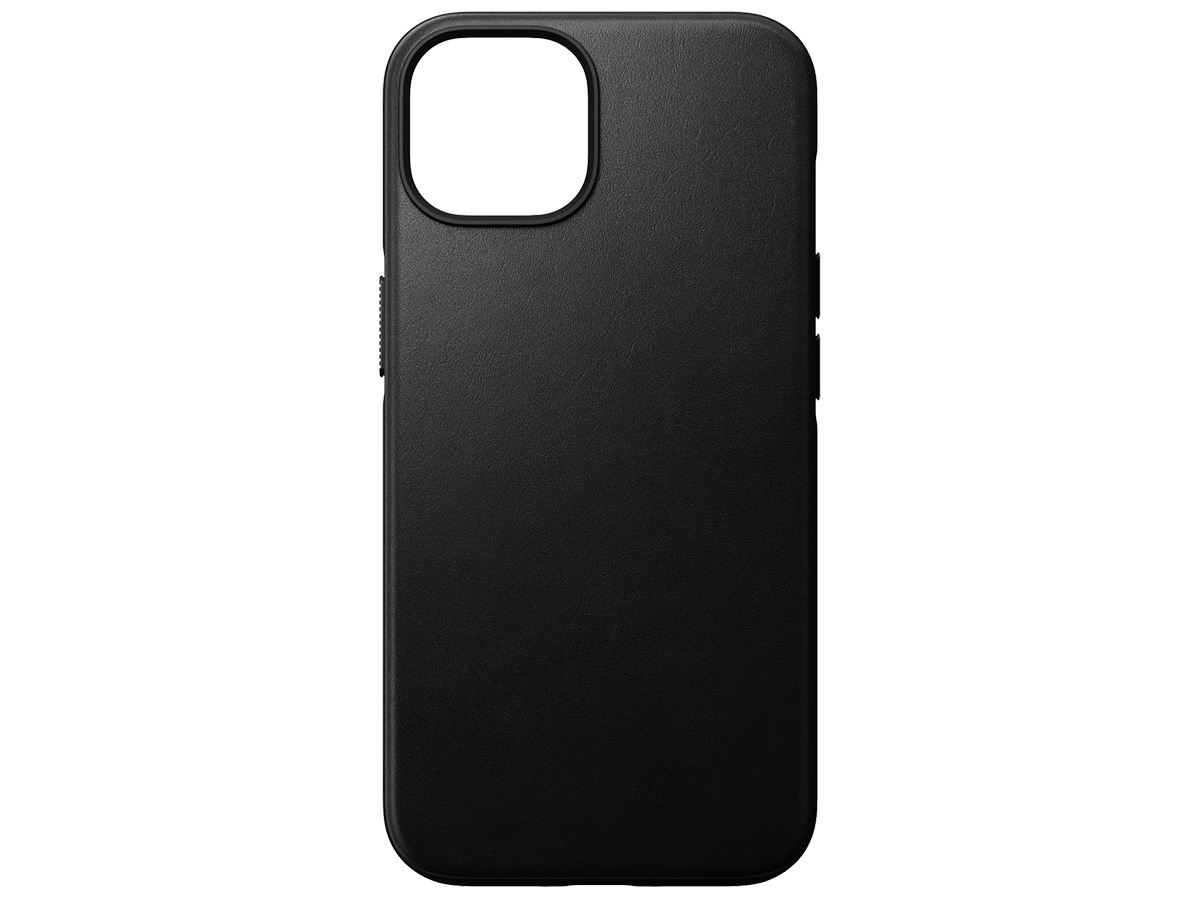 Nomad Modern Leather Case Zwart - iPhone 14 hoesje