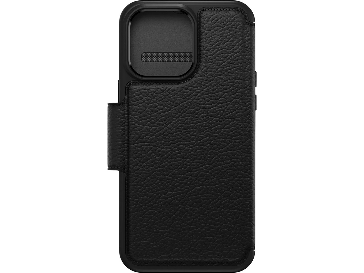 Otterbox Strada Leather Folio Zwart - iPhone 14 hoesje