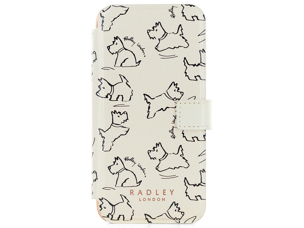 Radley London Sketch Folio Case Chalk - iPhone 14 / 13 Hoesje