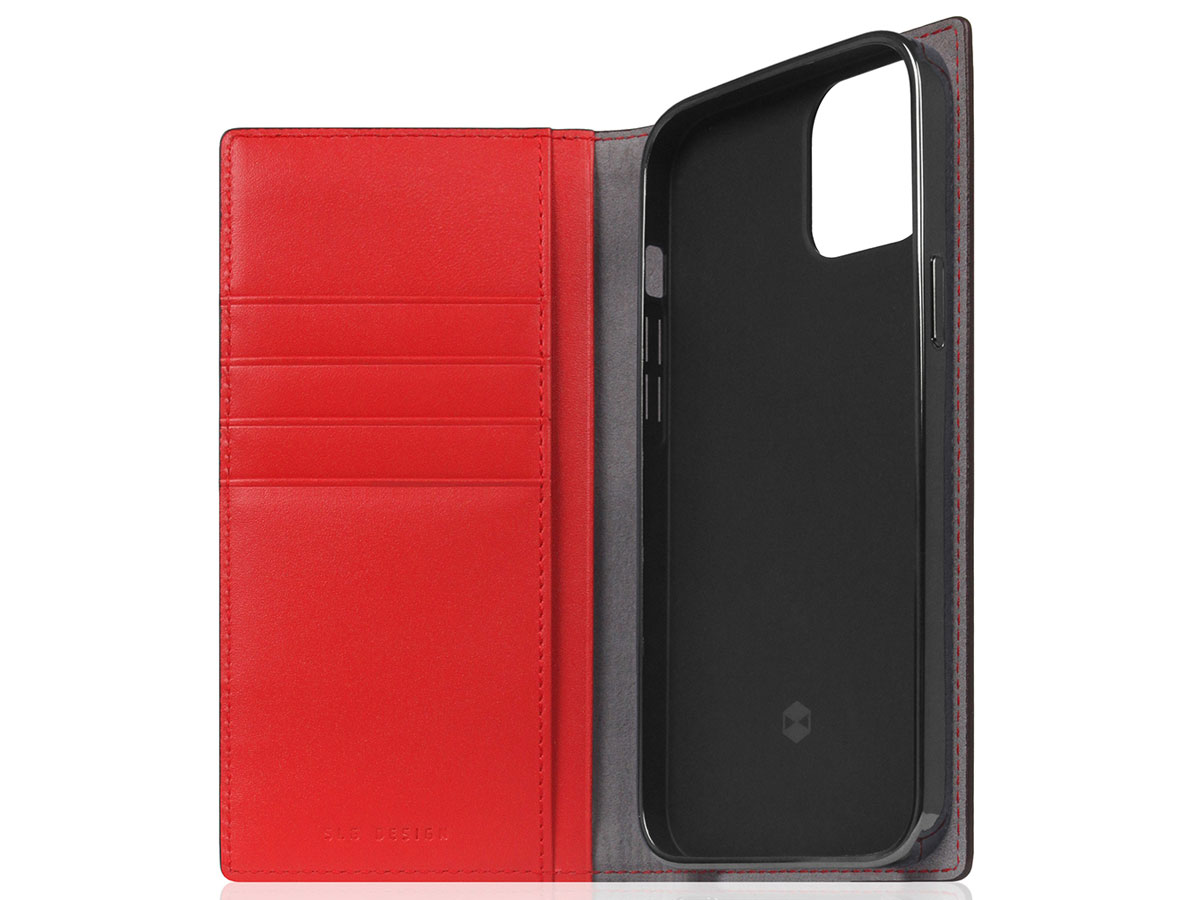 SLG Design D5 CSL Rood Leer - iPhone 14 hoesje