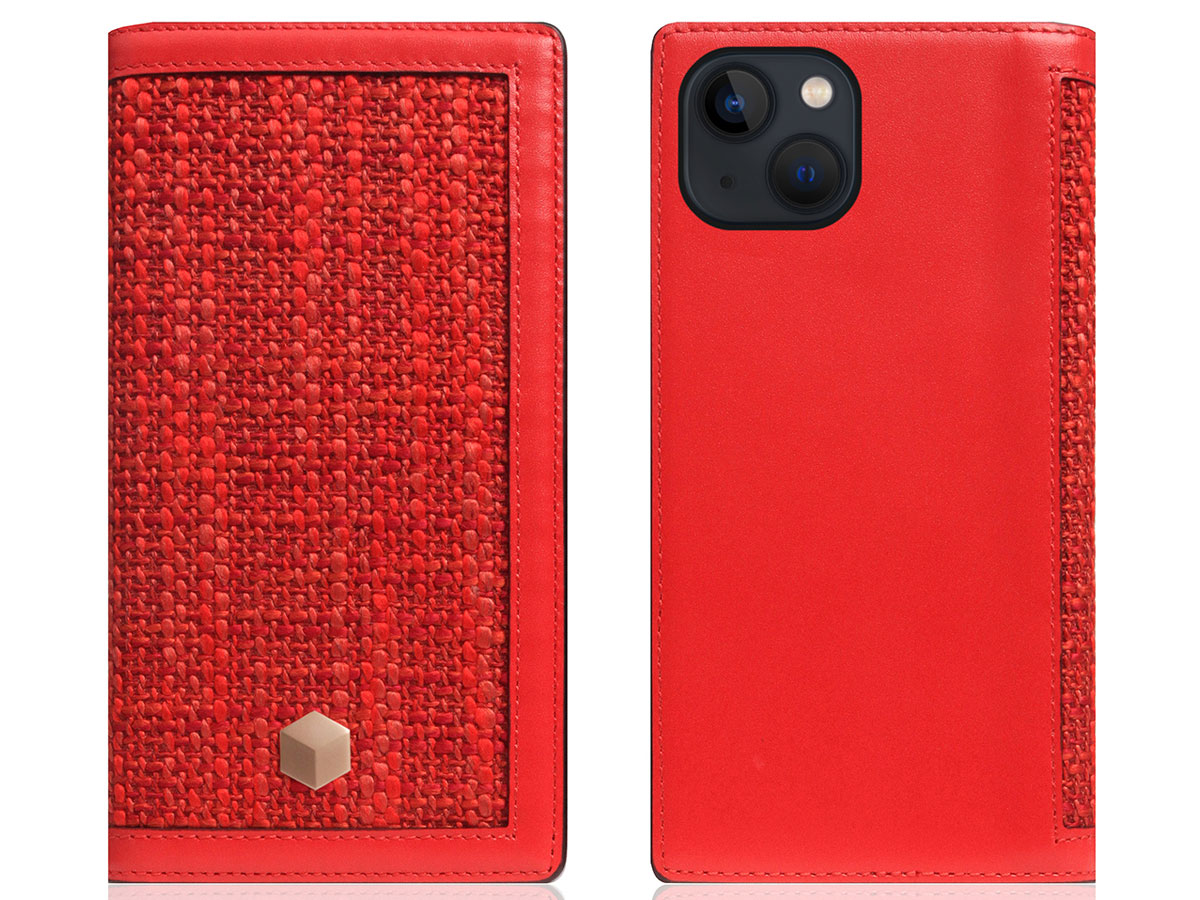 SLG Design D5 CSL Rood Leer - iPhone 14 hoesje