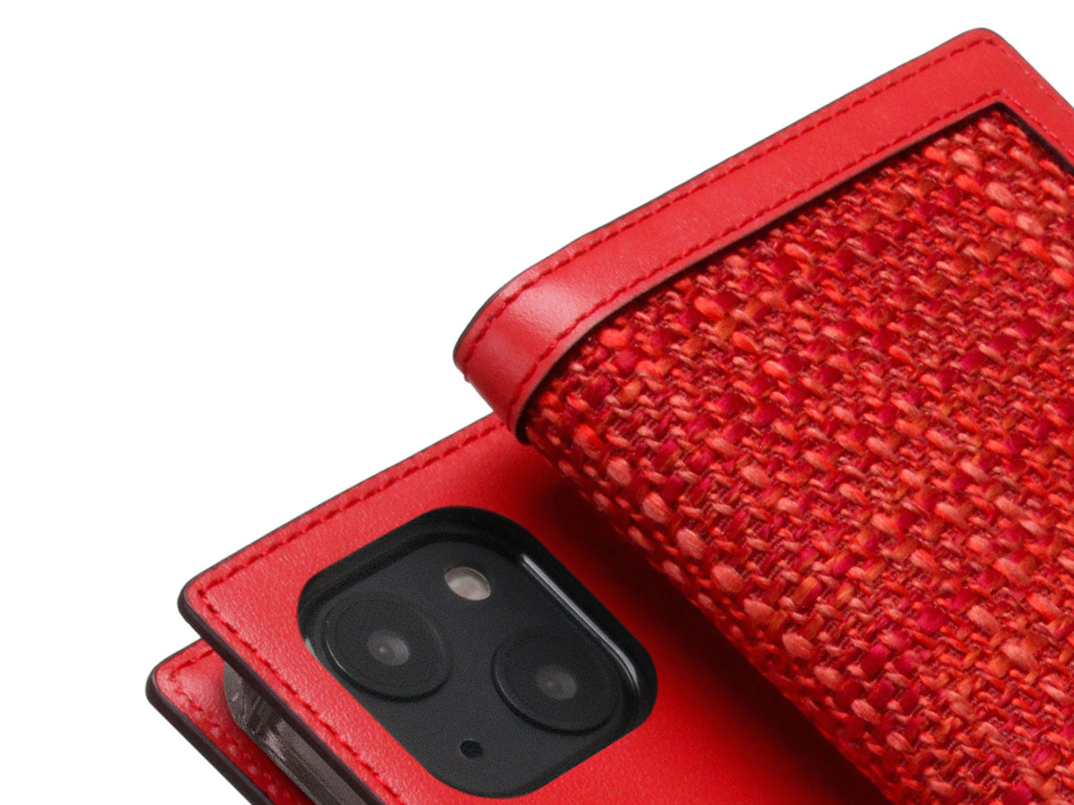 SLG Design D5 CSL Rood Leer - iPhone 14 hoesje