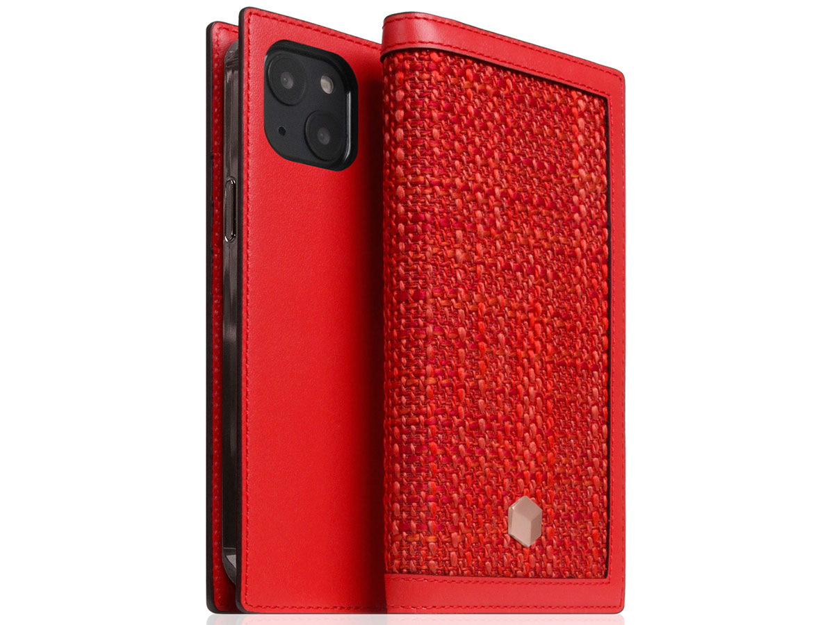 SLG Design D5 CSL Rood Leer - iPhone 14 hoesje