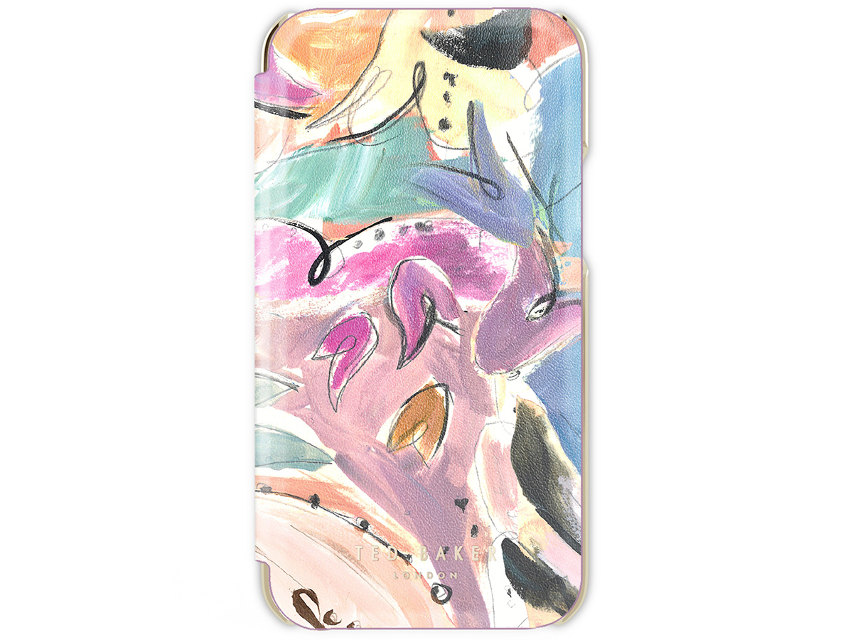 Ted Baker Art Print Mirror Folio Case - iPhone 14 Hoesje