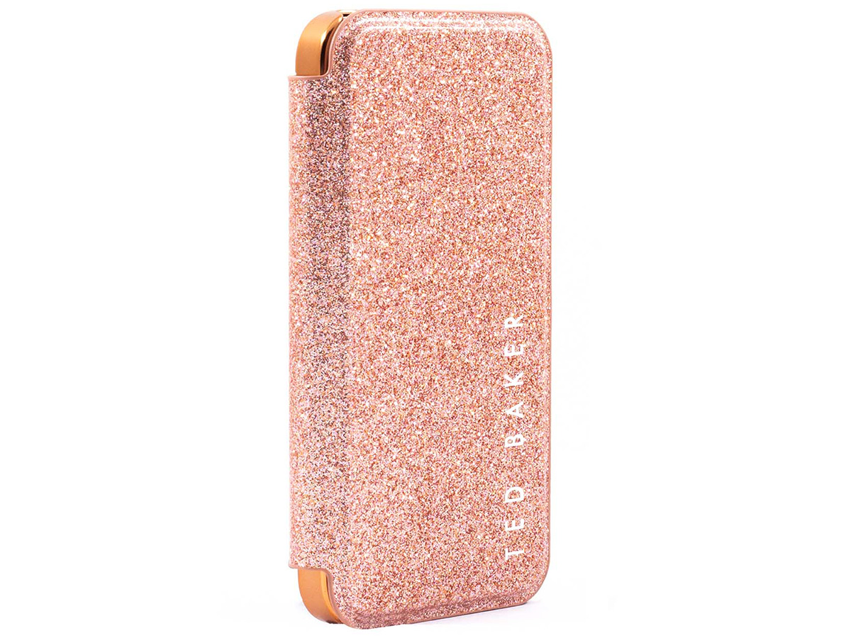 Ted Baker Glitsie Mirror Folio Case - iPhone 14 Hoesje