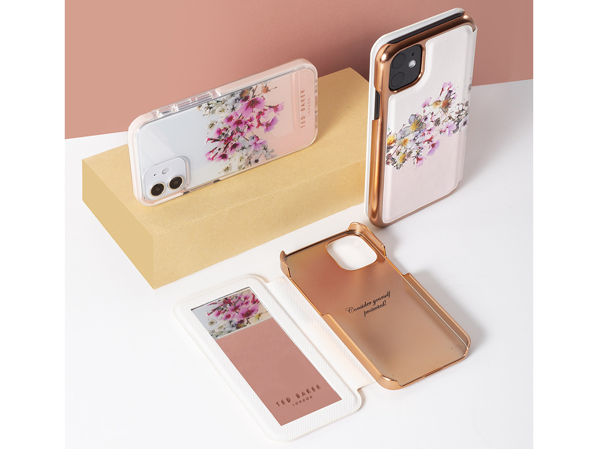 Ted Baker Jasmine Mirror Folio Case - iPhone 14 Hoesje