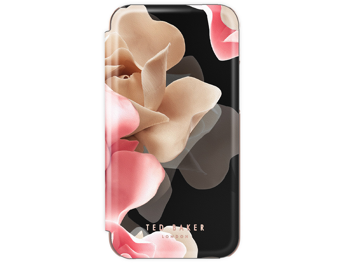 Ted Baker Porcelain Rose Mirror Folio Case - iPhone 14 hoesje